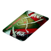 Liebe-Herzbaseball sticht benutzerdefinierten Lieb Magnet (Linke Seite)