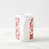 Liebe Herzdesign Porzellantasse (Rückseite)