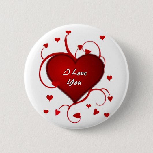 Liebe-Herzen Button (Vorderseite)