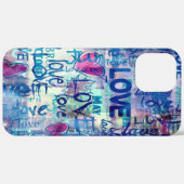 Liebe, HERZEN, Muster Case Mate iPhone Case (Hinten (horizontal))