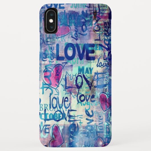 Liebe, HERZEN, Muster Case Mate iPhone Case (Rückseite)