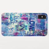 Liebe, HERZEN, Muster Case Mate iPhone Case (Rückseite (Horizontal))