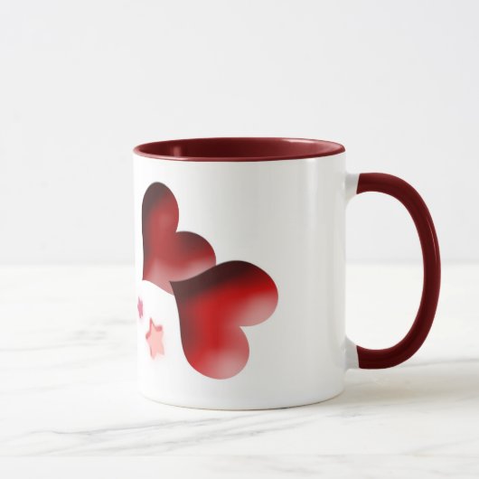 Liebe-Herzen [Tasse] Tasse (Rechts)