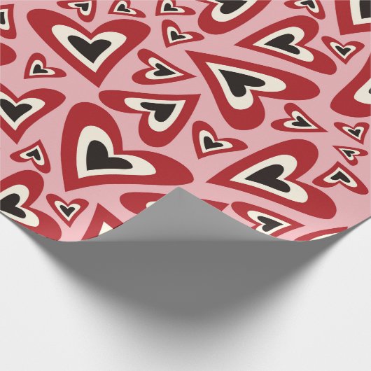 Liebe Herzerziehungspapier Geschenkpapier (Ecke)