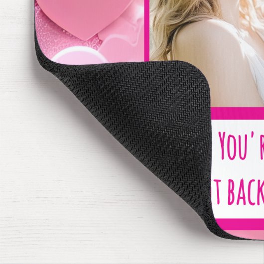 Liebe Herzinfarkt I Text Zurück Mousepad (Ecke)