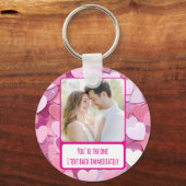 Liebe Herzinfarkt I Text Zurück Schlüsselanhänger (Vorderseite)