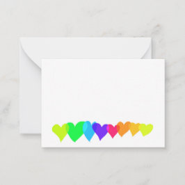 Liebe Herzkarten Mitteilungskarte