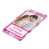 Liebe Herzklopfen I Text Back Flexibel Magnet (Linke Seite)