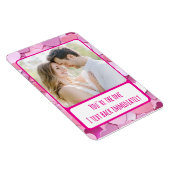 Liebe Herzklopfen I Text Back Flexibel Magnet (Rechte Seite)