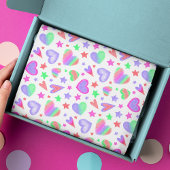 Liebe Herzlich romantisches Girly-Muster Moderne Seidenpapier