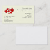 Liebe-Herzlogo Visitenkarte (Vorne/Hinten)