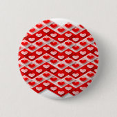 Liebe Herzmuster Button (Vorderseite)