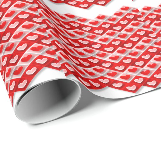 Liebe Herzmuster Geschenkpapier (Rolleneckpunkt)