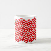 Liebe Herzmuster Kaffeetasse (Mittel)