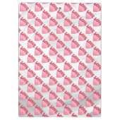 Liebe Herzmuster Klemmbrett (Rückseite)