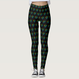 Liebe Herzmuster Leggings