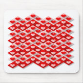 Liebe Herzmuster Mousepad (Vorne)