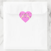 Liebe Herzsticker Herz-Aufkleber (Tasche)