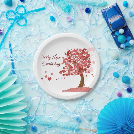 Liebe Herzstück Valentinstag Pappteller (Party)