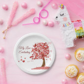 Liebe Herzstück Valentinstag Pappteller (Party)