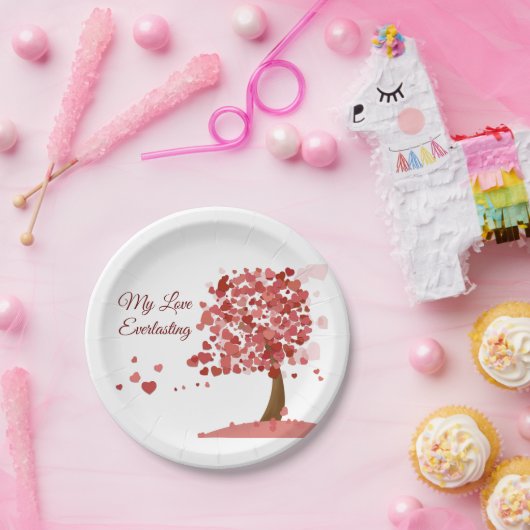 Liebe Herzstück Valentinstag Pappteller (Party)
