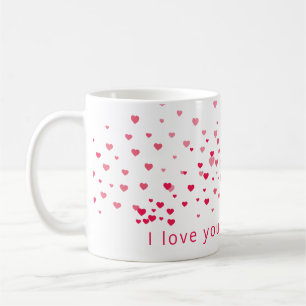 Liebe Herzt Valentine Personalisierte kundenspezif Kaffeetasse