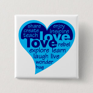 Liebe Herztaste Button