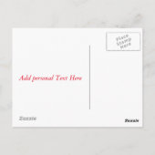 LIEBE Herztext Postkarte (Rückseite)