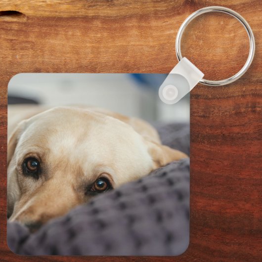 Liebe Herztext und 2 Fotografien Schlüsselanhänger (Rückseite)