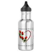 Liebe Herzvalentin Kunst Edelstahlflasche (Rechts)