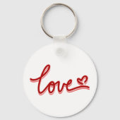 Liebe Herzvalentine Schlüsselanhänger (Rückseite)