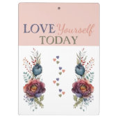 Liebe heute selbst klemmbrett (Rückseite)