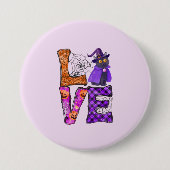 Liebe - Hexenkatze Button (Vorderseite)