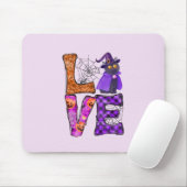 Liebe - Hexenkatze Mousepad (Mit Mouse)