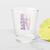 Liebe - Hexenkatze Schnapsglas (Rückseite)