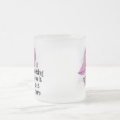 Liebe hier draußen mattglastasse (Mittel)