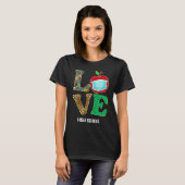 Liebe High School Virtual E Learning Teacher Stude T-Shirt (Vorne ganz)