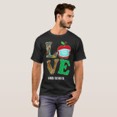Liebe High School Virtueller E-Learning Lehrer Sch T-Shirt (Vorne ganz)