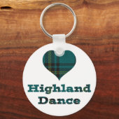 Liebe Highland Dance Schlüsselanhänger (Vorderseite)