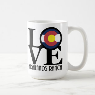 LIEBE Highlands Ranch Colorado 15 oz Kaffeetasse