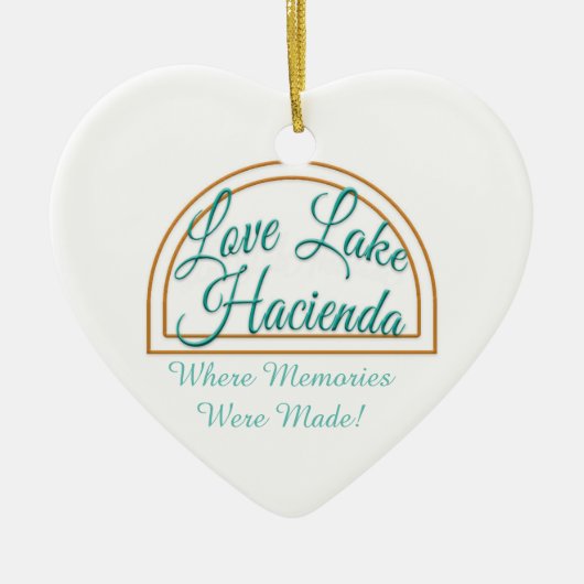 Liebe Highlights Keramik Ornament (Vorne)