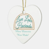 Liebe Highlights Keramik Ornament (Links)