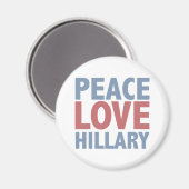 Liebe Hillary Magnet (Vorderseite/Rückseite)