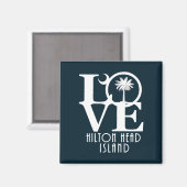 LIEBE Hilton Head Island Magnet (Vorderseite/Rückseite)