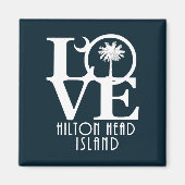 LIEBE Hilton Head Island Magnet (Vorne)