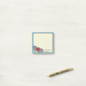 Liebe Hinweis: Doodles für Musikliebhaber Aquamari Post-it Klebezettel (Auf Schreibtisch)