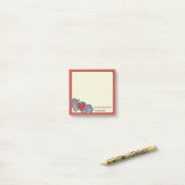 Liebe Hinweis: Doodles für Musikliebhaber Rot Post-it Klebezettel (Auf Schreibtisch)