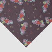 Liebe Hinweis: Doodles für Musikliebhaber Seidenpapier (Detail)