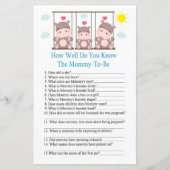 Liebe Hippo Wie gut kennen Sie Babyduschenspiel? (Vorderseite)