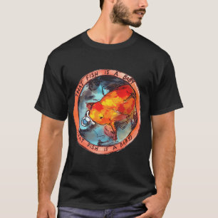 Liebe Hippy-Outfit-Angler T-Shirt